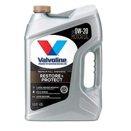 Restore & Protect Premium 0W-20 Full Synthetic Motor Oil, 5 Quart