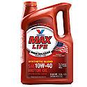 High Mileage with MaxLife Technology Synthetic Blend 10W-40 Engine Oil: Maximize Engine Life, 5 Quart