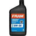 5W-30 Conventional Motor Oil, Low-Speed Pre-Ignition Control, 1 Quart