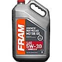 High Mileage 5W-30 Full Synthetic Motor Oil, Reduces Oil Consumption, 5 Quart