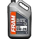 5W-20 Full Synthetic Motor Oil, Faster Oil Flow, 5 Quart