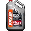 High Mileage 5W-20 Full Synthetic Motor Oil, Reduces Oil Consumption, 5 Quart