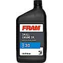 30W Small Engine 30W Conventional Oil: 1 Quart