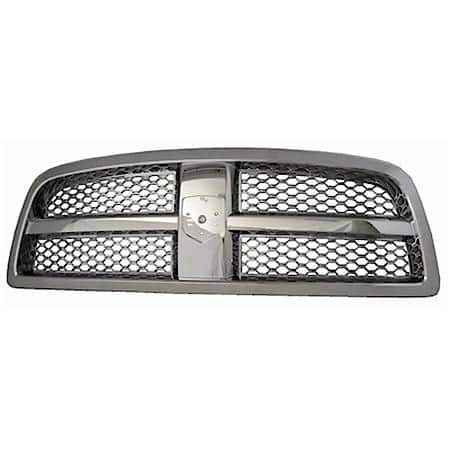 New Standard Replacement Grille, Chrome Frame With Chrome Insert, With Big Horn Package