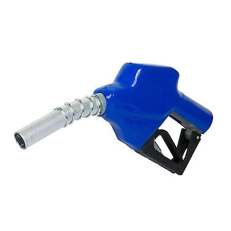 1" Cold Weather Automatic Diesel Spout Nozzle (Blue)