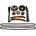 Primary Timing Chain Kit: Exact Fit, 122 Links, Timing Components, With Sprockets