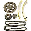 Primary Timing Chain Kit: Exact Fit, 168 Links, Timing Components, With Sprockets