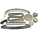 Primary Timing Chain Kit: Exact Fit, 138 Links, Timing/Oil Pump Components, With Sprockets