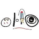 Electric Fuel Pump: With Blade Terminal Splices, Connector w/2 Wires,Hose Clamps, Isolator, Seals