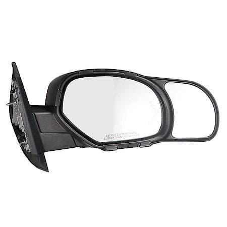 Snap & Zap Towing Mirror : Easy Clip-on Install, Sold as a Pair, Includes Storage Bag