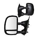 Towing Mirror Assembly: Both Sides, Manual Adjustment, Foldable, 2 Pk