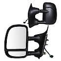 Towing Mirror Assembly: Both Sides, Power Adjustment, Heated, Foldable, 2 Pk