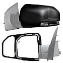 Snap & Zap Towing Mirror : Easy Clip-on Install, Sold as a Pair, Includes Storage Bag