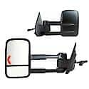 Towing Mirror Assembly: Both Sides, Power Adjustment, Heated, Foldable, 2 Pk