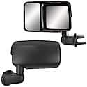 Snap & Zap Towing Mirror : Easy Clip-on Install, Sold as a Pair, Includes Storage Bag