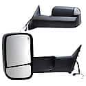 Towing Mirror Assembly: Both Sides, Power Adjustment, Heated, Foldable, 2 Pk