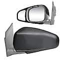 Snap & Zap Towing Mirror : Easy Clip-on Install, Sold as a Pair, Includes Storage Bag