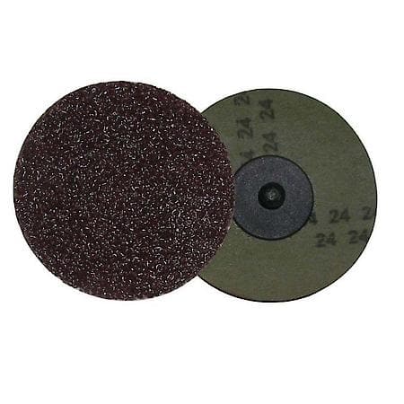 2" 24 Grit Aluminum Oxide Mini Grind Disc. 25Pk