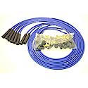 808380 Flame-Thrower Spark Plug Wires 8 cyl 8mm Universal 180 Degree Blue