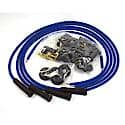 8043VW Flame-Thrower Spark Plug Wires 4 cyl 8mm VW Universal 180 Degree Blue