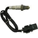 Wideband Oxygen Sensor: Air-Fuel Ratio 5 Wire, 27.5" Long, Heated, Direct Fit