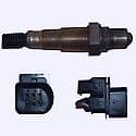 Wideband Oxygen Sensor: Upstream, 5 Wire, 11.61" Long, Heated, Exact Fit