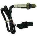 Wideband Oxygen Sensor: Air-Fuel Ratio 5 Wire, 26.5" Long, Heated, Direct Fit