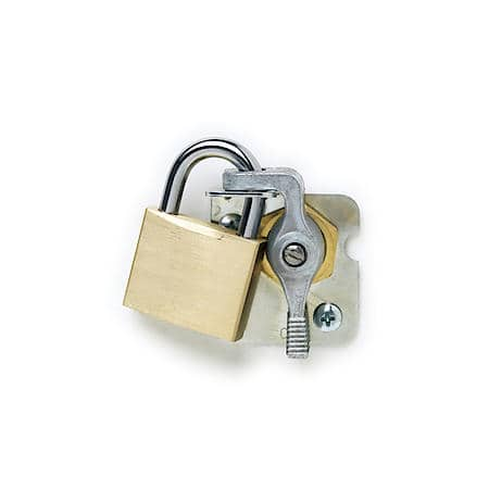 Lockout Lever Kit for Master Disconnect Switches - Flange plate accepts a padlock for security