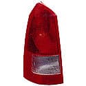 New Standard Replacement Driver Side Tail Light With Black Housing, For Wagon