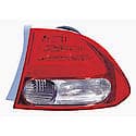 New CAPA Certified Standard Replacement Passenger Side Outer Tail Light Lens And Housing