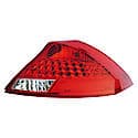 New Economy Replacement Passenger Side Tail Light Lens And Housing, LED Type, With Black Trim