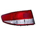 New CAPA Certified Standard Replacement Driver Side Outer Tail Light Lens And Housing