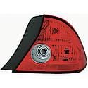 New Economy Replacement Passenger Side Outer Tail Light Lens And Housing, Coupe Models