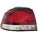 New Standard Replacement Driver Side Outer Tail Light Lens And Housing, Non-LED Type