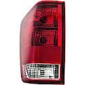 Halogen Tail Light Assembly: Driver Side, Plastic, Clear; Red, 1 Pack