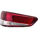 Halogen Tail Light Assembly: Passenger Side, Plastic, Clear; Red, 1 Pack