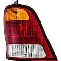 Halogen Tail Light Assembly: Passenger Side, Plastic, Clear; Amber; Red, 1 Pack