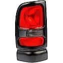 Halogen Tail Light Assembly: Driver Side, Plastic, Red, 1 Pack