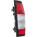 Halogen Tail Light Assembly: Passenger Side, Plastic, Clear; Red, 1 Pack