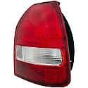 Halogen Tail Light Assembly: Passenger Side, Plastic, Clear; Red, 1 Pack