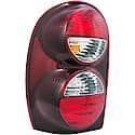 Halogen Tail Light Assembly: Driver Side, Plastic, Clear; Red, 1 Pack