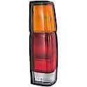 Halogen Tail Light Assembly: Passenger Side, Plastic, Clear; Amber; Red, 1 Pack