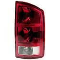 Halogen Tail Light Assembly: Passenger Side, Plastic, Clear; Red, 1 Pack