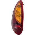 Halogen Tail Light Assembly: Driver Side, Plastic, Clear; Amber; Red, 1 Pack