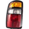 Halogen Tail Light Assembly: Driver Side, Plastic, Clear; Amber; Red, 1 Pack