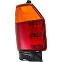 Halogen Tail Light Assembly: Passenger Side, Plastic, Red; Amber, 1 Pack