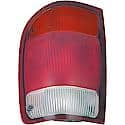 Halogen Tail Light Assembly: Driver Side, Plastic, Clear; Red, 1 Pack