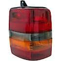 Halogen Tail Light Assembly: Driver Side, Plastic, Clear; Amber; Red, 1 Pack