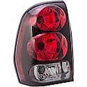 Halogen Tail Light Assembly: Driver Side, Plastic, Clear; Red, 1 Pack