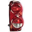 Halogen Tail Light Assembly: Passenger Side, Plastic, Clear; Red, 1 Pack